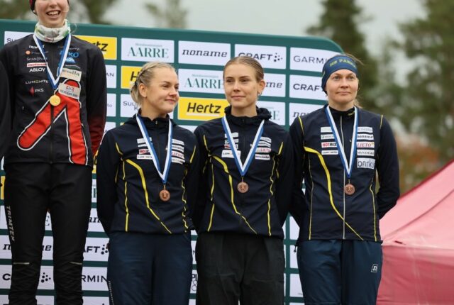 Sm-viestimitaleista suunnisti viikonloppuna 653 kolmihenkistä joukkuetta OK Raseborgin järjestämissä kisoissa Inkoossa. Miesten pääsarjassa MS Parma nappasi hopeaa tiukan kirikamppailun jälkeen. Miesten kaikki neljä joukkuetta sijoittuivat 20 parhaan joukkoon.
Myös naiset onnistuivat kokonaisuudessaan erinomaisesti. Ykkösjoukkueen hopeaa täydensi kakkosjoukkueen 8. sija. Molempien pääsarjojen voitto meni Kalevan Rastille.
Kolmen viestimitalia lisäksi viisi MS Parman joukkuetta eri sarjoissa ylsi plakettisijoille.
🥈H21 Jurgen Jonas-Niklas Ekström-Akseli Ruohola
🥈H35 Topi Penttinen-Henrik Väisänen-Peter Pihl
🥉D21 Sonja Julkunen-Inari Karppinen-Maija Sianoja
🏅4. D20 Laura Lamppu-Aurora Lehtonen-Venla Lehtonen
🏅4. H16 Elmo Salmenoja-Lassi Ekström-Eero Karttila
🏅4. H45 Petri Paukkunen-Juha Peltola-Samuli Salmenoja
🏅5.D45 Mirkka Maisila-Daisi Saetalu-Anni Heikkonen
🏅10. D18 Anna Kapanen-Viola Pärkö-Lotta Lamppu
📸 Timo Mikkola
